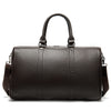Genuine Leather Duffle Men Bag with Zipper Closure