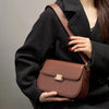 Leather Light Weight Shoulder Bag with Magnetic Button